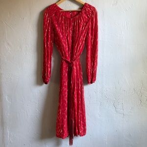 Vintage gold detail dress